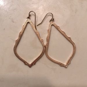 Kendra Scott Rose Gold Large Earrings